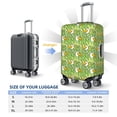 thumbnail image 3 of Cauagu Cartoon Duck Print Travel Luggage Cover,Travel Dust-proof Suitcase Cover Softside Suitcase Protector for 18-32inch,Not Included Suitcase, 3 of 8