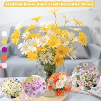 5X Simulated Daisy Clearance! Nomeni 5 Simulated Small Daisies 5 Branches of Cosmos Decoration Props Simulated Props Flowers, Fake Flowers Promotion Sale! Pink