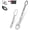 Silver, variant on Universal Torx Wrench Set, Double Head Self Tightening Spanner 3-25mm Chrome Vanadium Steel All in One Hand Tool for Car Bicycle Repair, 4-5pcs with Oxford Bag (Black, 5 PCS)