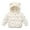 20Beige, variant on Hicidod Toddler Girls Puffer Jacket Lightweight Cute Print Warm Winter Coat Hooded Zipper Water-Resistant Baby Down Jacket