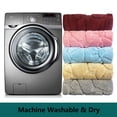 thumbnail image 7 of Heeneeso M23 Microfiber Bathroom Rug Non-Slip Machine Washable Blue Flower 1PC 36 x 24", 7 of 7