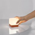 thumbnail image 1 of Lámpara de noche con temporizador creativo, luz de USB de escritorio, luz de noche LED portátil de sincronización para habitación de niños, rojo calabaza, 1 of 8