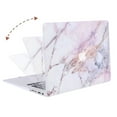 thumbnail image 2 of Mosiso MacBook Air 13 Inch Case (A1369 & A1466, Older Version 2010-2017 Release), Plastic Hard Case & Keyboard Cover & Screen Protector for MacBook Air 13", Colorful Marble, 2 of 7