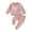 Pink, variant on Newborn Baby Girls Clothes Sets 6M 12M 18M 24M 3Y Kids Boys Letter Print Long Sleeve Sweatshirts Pants 2pcs Infant Clothing Suits