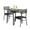 System default_1, variant on TEQIN 3 Piece Dining Table Set for 2, 3 Piece Kitchen Table with 2 Chairs,Farmhouse Kitchen Table and Upholstered Chair, Metal Frame Square Dining Room Furniture for Apartment, Studio