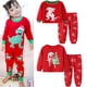 thumbnail image 2 of Conjunto de pijama de algodón para niños, ropa de dormir para niños, Halloween, Navidad, árbol de dinosaurio, 2 of 4