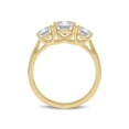 thumbnail image 3 of TimeLe$$ Classics Lab Grown 3 Stone 14K Yellow Gold Round Cut Diamond Engagement Ring - 3 Carat TW (Ring Size: 9), 3 of 6
