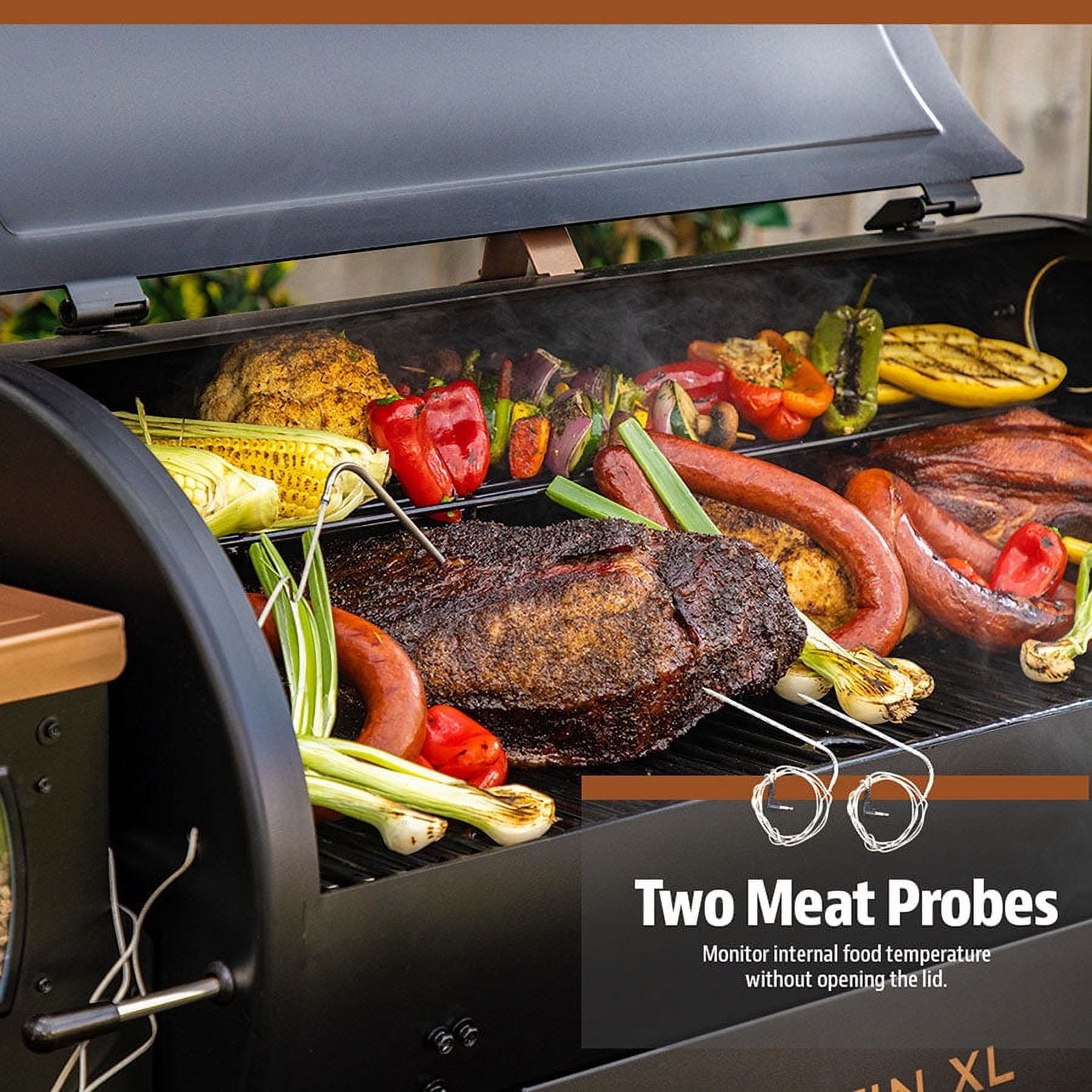 Pit Boss Austin XL 1000 Connected Wood Pellet Grill - Onyx Edition with Bluetooth® and Wi-Fi®