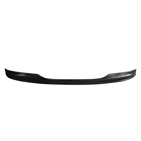 Ikon Motorsports Front Bumper Lip Spoiler Lower Air Dam Chin Splitter Bodykit Replacement Compatible With 2001-2006 BMW E46 M3 CSL Style PU Polyurethane Unpainted Black