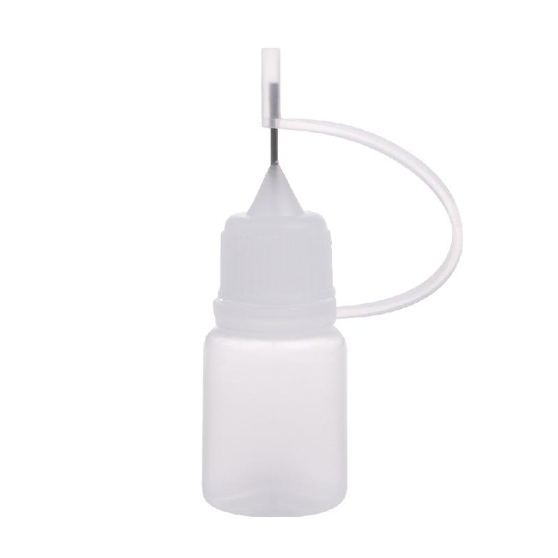 Needles Precision Tip Applicator Translucent Glue Bottle for Acrylic
