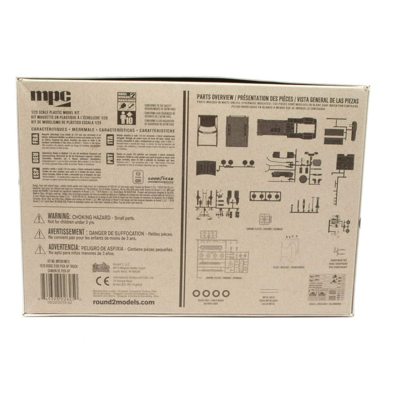 MPC 1/25 1978 Dodge D100 Custom Pickup Model Car Kit