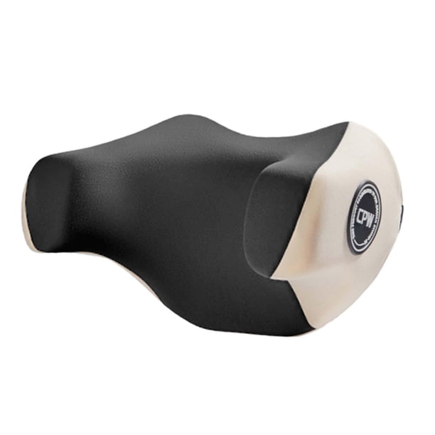 Almohada de Espuma Viscoelástica para el Cuello del Coche Perfecl Beige