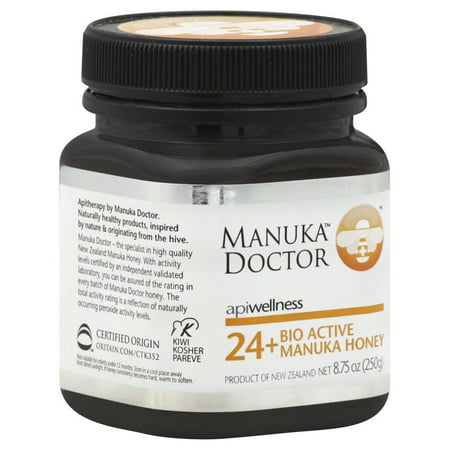 Manuka Doctor Bio Active 24+ Manuka Honey, 8.75 (Best Manuka Honey Brand)