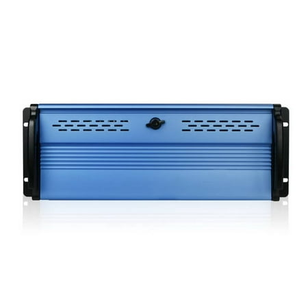 Istarusa 4u Compact Stylish Rackmount Chassis - Rack-mountable - Blue, Black - Aluminum Alloy, Aluminum, Steel - 4u - 9 X Bay - 1 X Fan[s] Installed - Atx, Micro Atx Motherboard Supported - 2