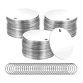 thumbnail image 1 of 55 Piezas de Etiquetas de Metal en  para Estampación - Etiquetas de Acero Inoxidable Redondas de 1,5 Pulgadas con Orificio para Hacer Joyas DIY, 1 of 1