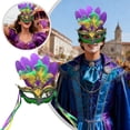 thumbnail image 1 of Masque Élégant Demi-il pour Fête de Carnaval Accessoire de Performance sur Scène, 1 of 6