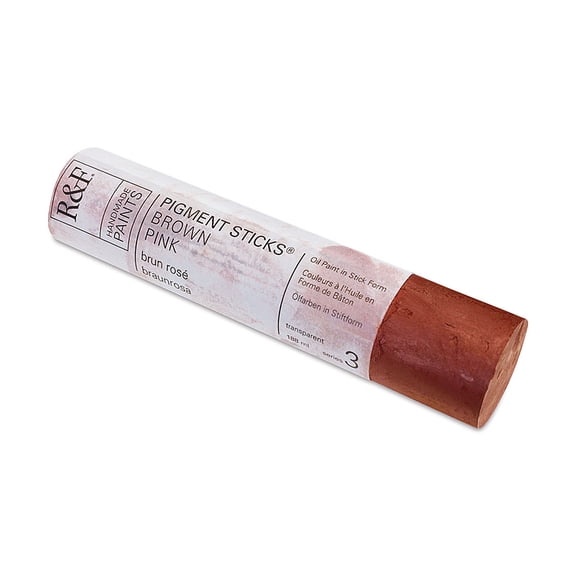 R&F Handmade Paints 2239 Oil Pigment Stick 188ml Brown Pink