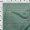 thumbnail image 2 of oneOone Cotton Poplin Fabric Floral & Flying Swan Block Printed Craft Fabric BTY 42 Inch Wide, 2 of 4