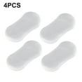 Mlless Set of 4 Toilet Seat Bumpers for Enhanced Stability and Noise