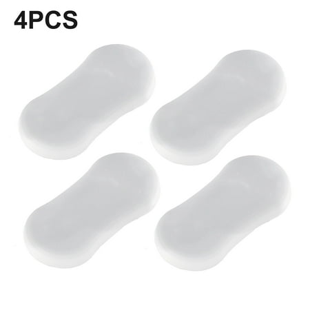 

Set of 4 Universal Bathroom Hardware Toilet Seat Lid Bumpers Buffers Spacers