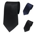 thumbnail image 5 of Xfvqtps Tie for Men Classic Neckties Solid Color Stripes Pattern 3.15" for Formal Dress Business Blue, 5 of 5