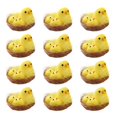 thumbnail image 2 of Estatuilla de nido de huevo de pollo lindo Perfecl Mini de Pascua 12 piezas figuritas de pollitos de pascua, 2 of 8