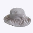 thumbnail image 6 of CoCopeaunts Bucket Hats for Women Drawstring Corduroy Fisherman Hat Autumn and Winter Leisure Folds Design Wide Brim Bucket Cap, 6 of 8