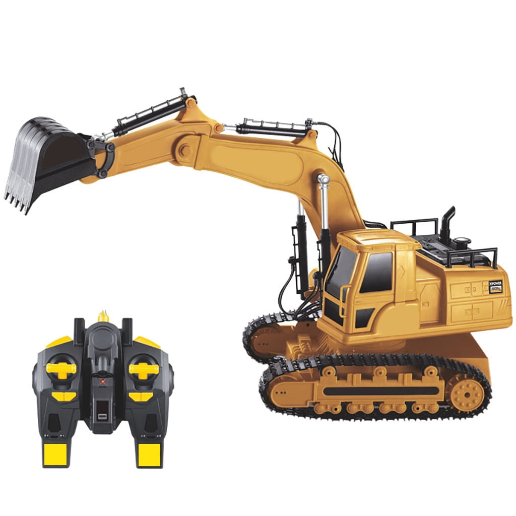 1:18 RC Truck 8 CH Full Functional Remote Control Excavator Construction Tractor 