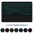thumbnail image 4 of STYU Backlit Touchpad Keyboard Case Compatible with Galaxy Tab S6 10.5" 2019 (Model SM-T860/T865/T867), [Supports S Pen Charging] Magnetically Detachable Bluetooth Keyboard with PU Leather, 4 of 7