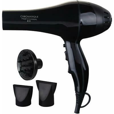 Chromatique Professional E3 Tourmaline Ionic Ceramic Salon Hair Blow Dryer Black Chromatique Professional E3 Tourmaline Ionic Ceramic Salon Hair Blow Dryer Black