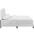 thumbnail image 6 of Modway Amelia Faux Leather Tufted King Panel Bed in White, 6 of 7