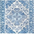 thumbnail image 5 of JONATHAN Y BOHEMIAN FLAIR 5' Square Area Rug, Vintage Medallion - Cream/Blue, BMF106B-5SQ, 5 of 5