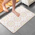 thumbnail image 3 of 20x32 Inch Ultra Soft Faux Bath Mat Non Slip Absorbent Microfiber Bathroom Rug, Colorful Bricks, Patterns, 3 of 4