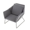 thumbnail image 2 of Miniature Canapé de Maison de Poupée Fauteuil Meubles de Maison de Poupée Canapé 1/6 Grande Différence en Gris, 2 of 8