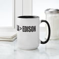 thumbnail image 4 of CafePress - Tesla Edison Mugs - 15 oz Ceramic Large White Novelty Mug, 4 of 4