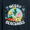 thumbnail image 3 of SpongeBob SquarePants - Merry Beachmas - Men's Long Sleeve T-Shirt, 3 of 6