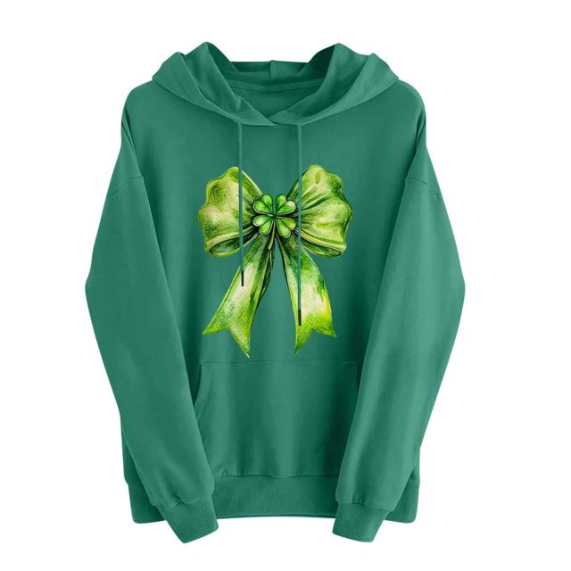 WZXFASHION Chandails de la Saint-Valentin pour Femmes, Chandail à Capuchon Mignon avec Graphique, Chandail à Col Rond Décontracté à Manches Longues, Articles en Liquidation, Chandail à Enfiler pour Femmes
