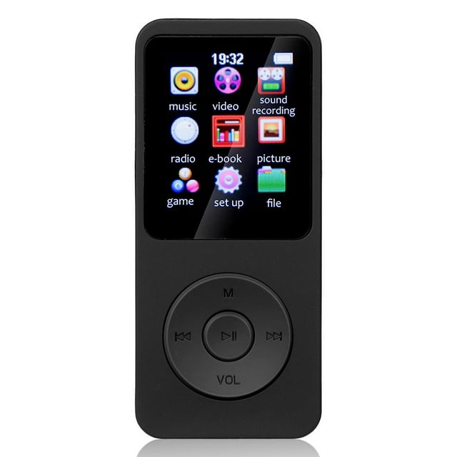 Mini E-Book compatible con dientes MP3 MP4 Radio FM reproductores música color azul
