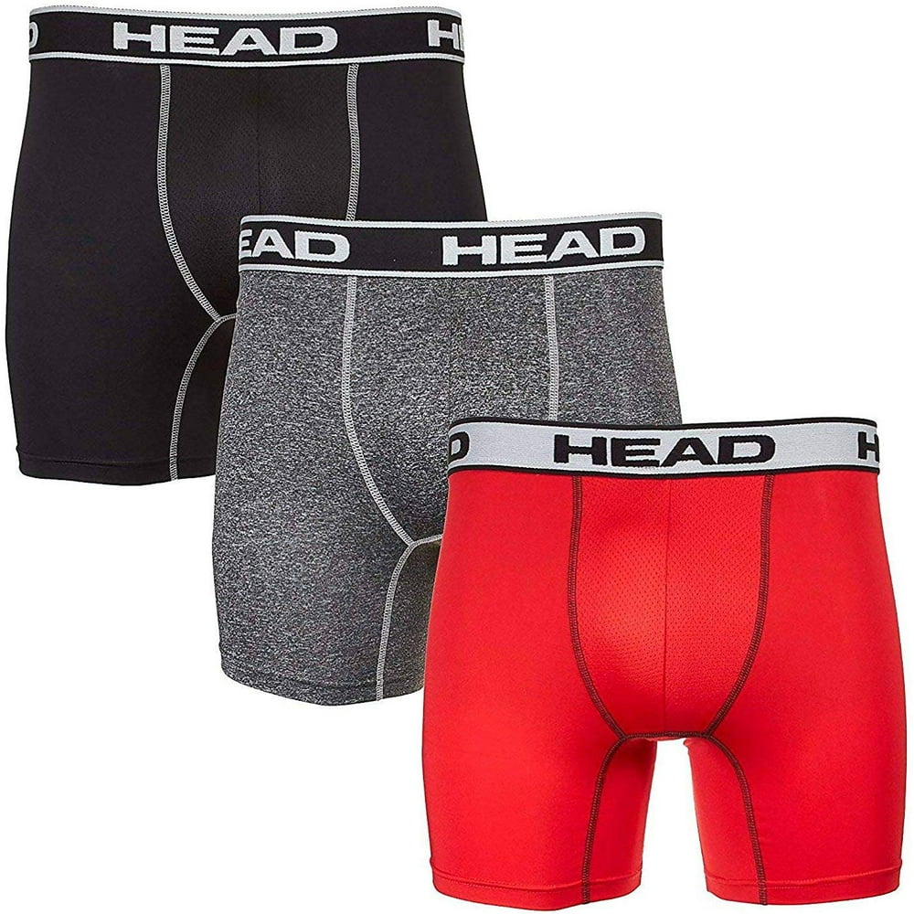 HEAD HEAD Mens Performance Underwear 3Pack Stretch Performance