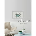 thumbnail image 4 of Marmont Hill Pastel Crab Framed Wall Art, 4 of 5