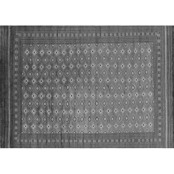 Ahgly Company Indoor Rectangle Oriental Gray Industrial Area Rugs, 2' x 3'