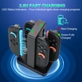 thumbnail image 6 of YUOY Charging Dock for Nintendo Switch 2 Joy-Con – 4 in 1 Swtich Controller Charger with LED Indicators & Buzzer Alarm, 6 of 6