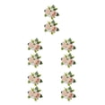 thumbnail image 2 of Ounissouiy 2 uds decoración de pastel de boda ramo de rosas fiesta de aniversario de planta Type8 NO8, 2 of 6