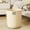 Beige, variant on Household Kitchen Trash Can, Lidless Plastic Bin for Bedroom and Bathroom, Slim Design Saves Floor Space, Plastic Ring Secures Trash Bags, Suitable for Small Spaces and Various Rooms