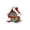 C, variant on Racsoh Christmas Tree LED Gingerbread House Ornament, Warm Light Village Display Hanging Decor, for Home Mantel Xmas Party Holiday Decor (A)