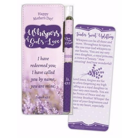 - Christian Tools of Affirmation 145908 Pen & Mothers Day Jumbo Bookmark Set - Whispers of Gods Love Isaiah 43-1 ESV
