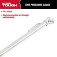 Hyper Tough Tire Gauge, 10 PSI to 50 PSI