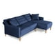 thumbnail image 5 of Sala Modular Reversible De Lino Azul Modelo Donato, 5 of 11