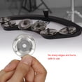 thumbnail image 2 of Graflsoa 50-Piece Stainless Steel Tambourine Jingles for Percussion Instruments - Durable, Corrosion-Resistant, Smooth-Edged Bell Rings for Hand Drums and Church Tambourines, 2 of 7