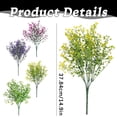 thumbnail image 3 of Artificial Shrubs Bushes, Ongmies Plastic Fake Plants, Decorative Faux Plants, Realistic Tropical House Plant Indoor for Home Office Bedroom Bathroom Kitchen Desk Decor, 3 of 9